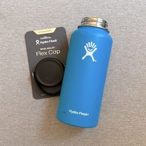 Hydro Flask Wide Mouth Bottle, Blue, 32 oz.